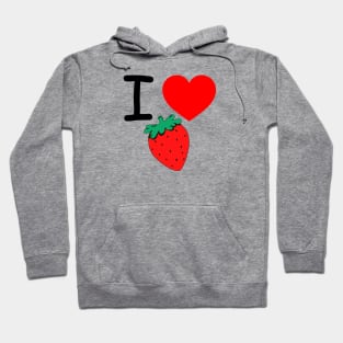 I Heart Strawberry Hoodie